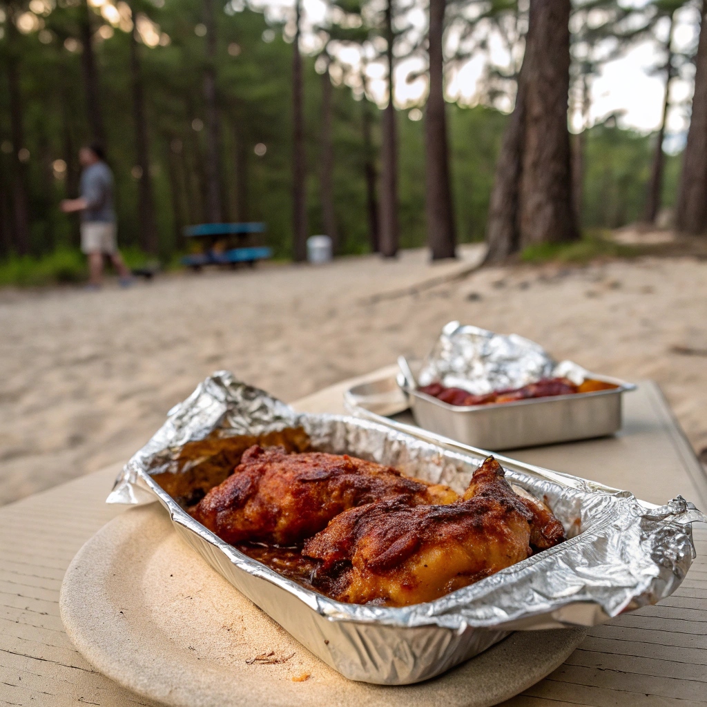 Foil Packet BBQ Chicken