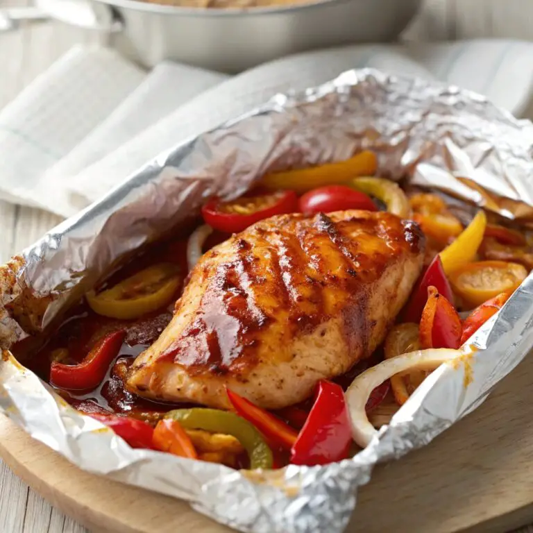 Foil Packet BBQ Chicken