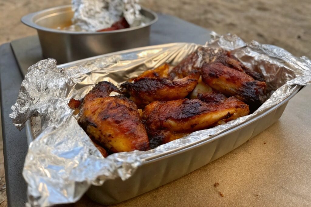 Foil Packet BBQ Chicken