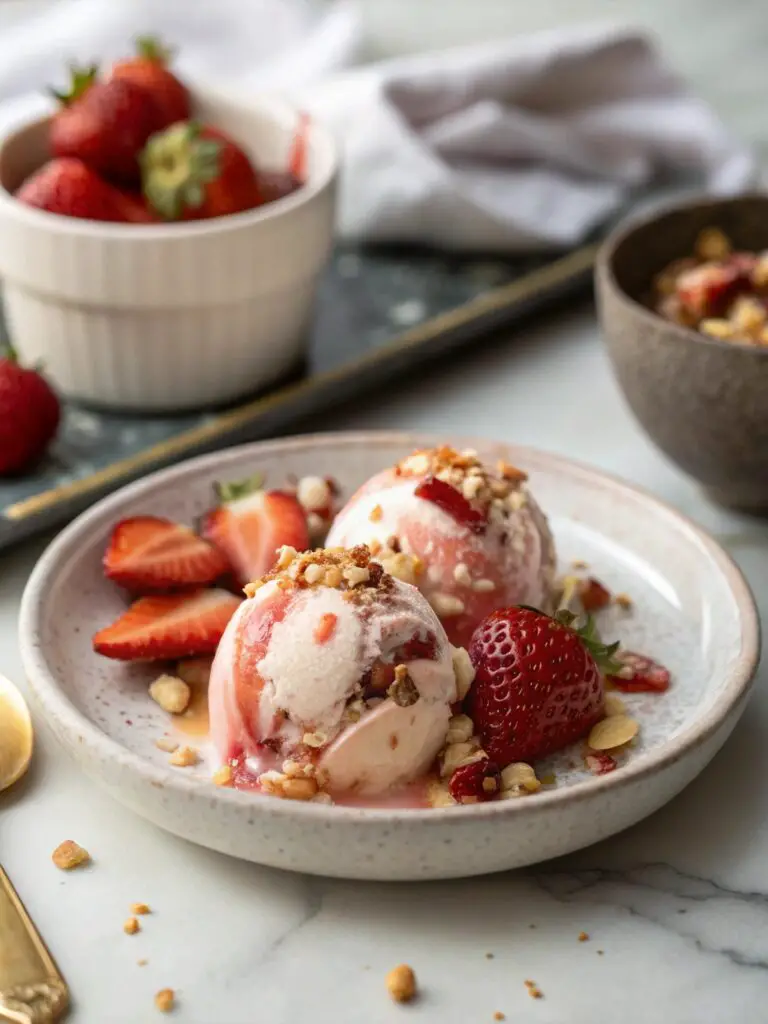 Strawberry Sensation Ice Cream