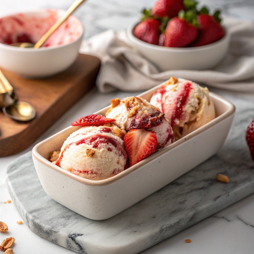 Strawberry Sensation Ice Cream