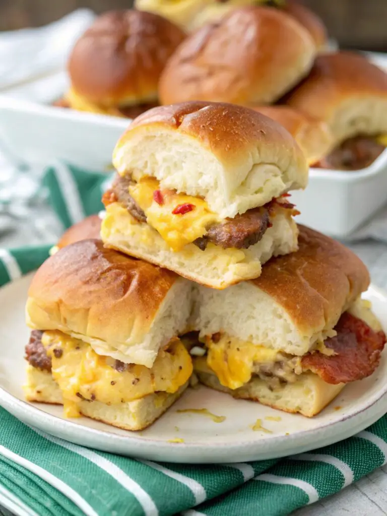 Crack Breakfast Sliders 