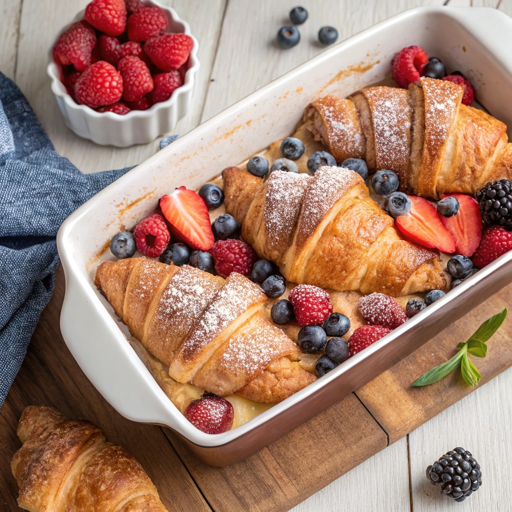 Berry Croissant Bake