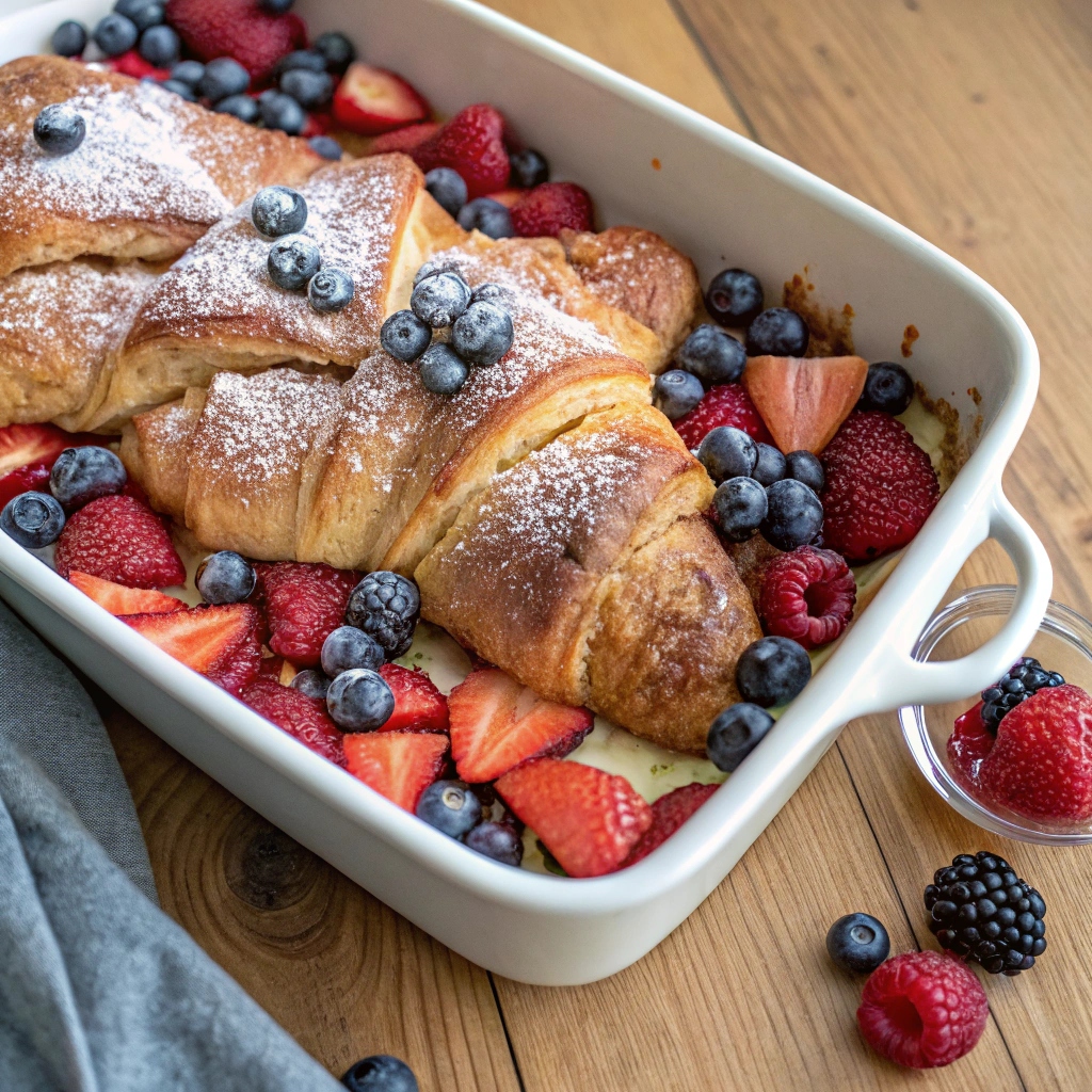 Berry Croissant Bake