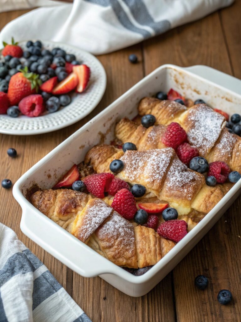 Berry Croissant Bake