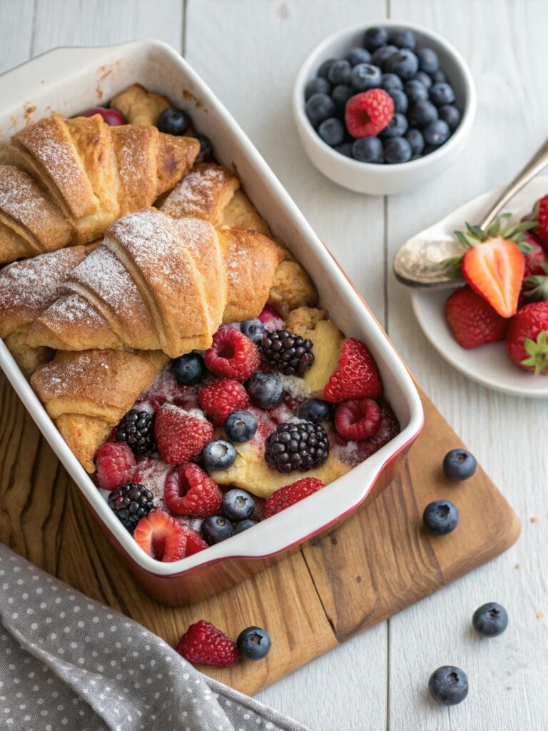 Berry Croissant Bake