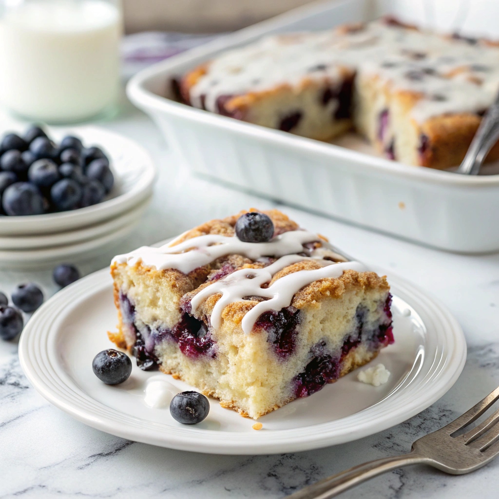 Buttermilk Blueberry Breakfast Cake