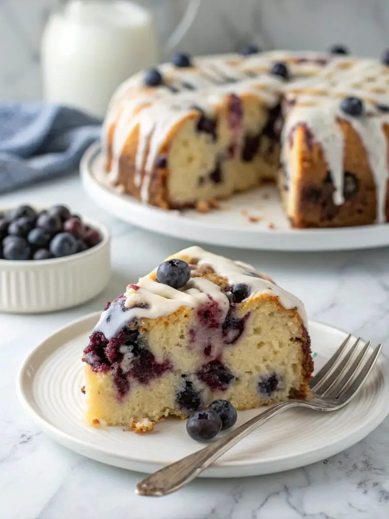 Buttermilk Blueberry Breakfast Cake