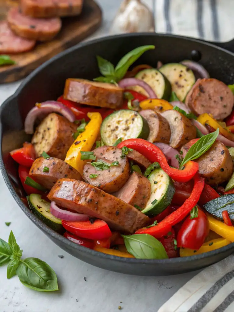 Sausage and Veggies Skillet