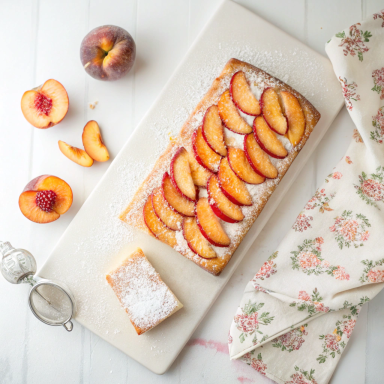 Nectarine Lemon Bars
