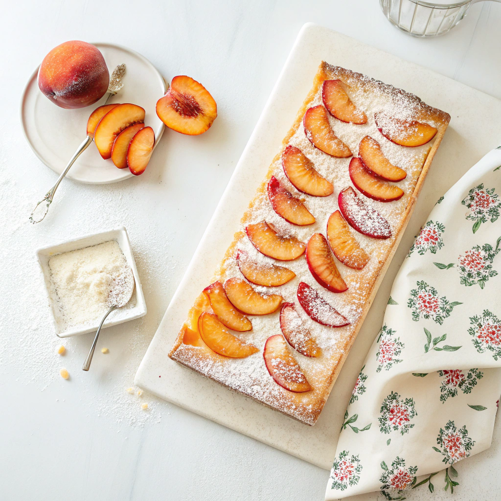 Nectarine Lemon Bars