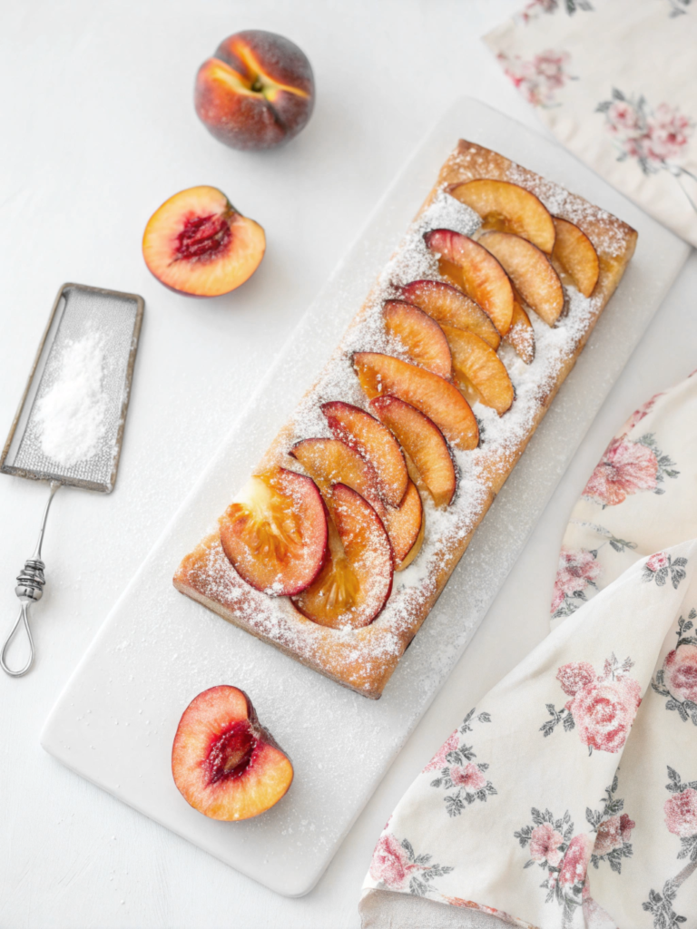 Nectarine Lemon Bars