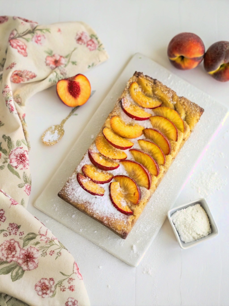 Nectarine Lemon Bars