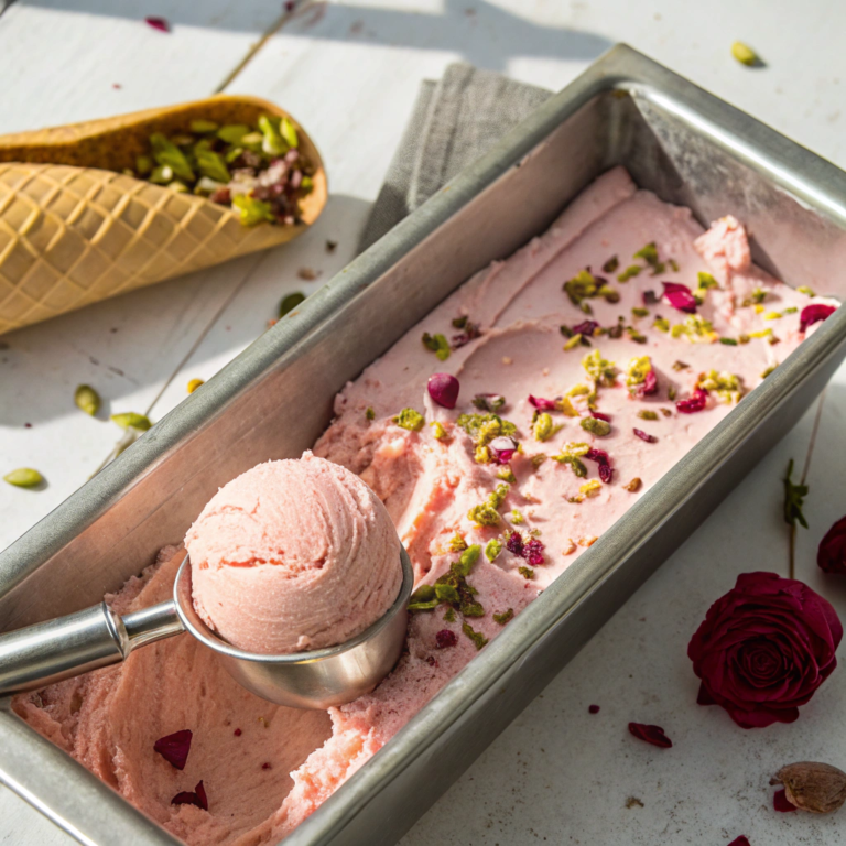 Rose Pistachio Ice Cream