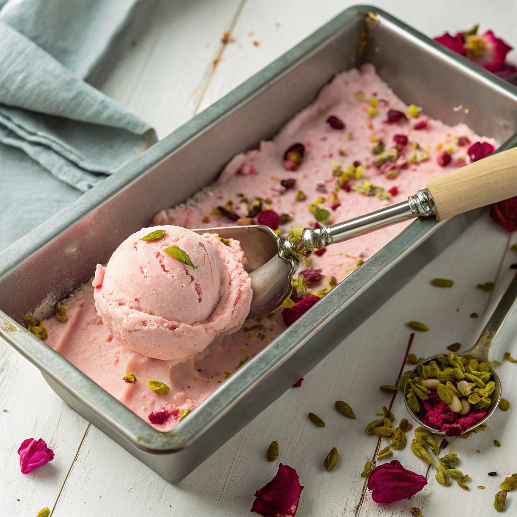Rose Pistachio Ice Cream