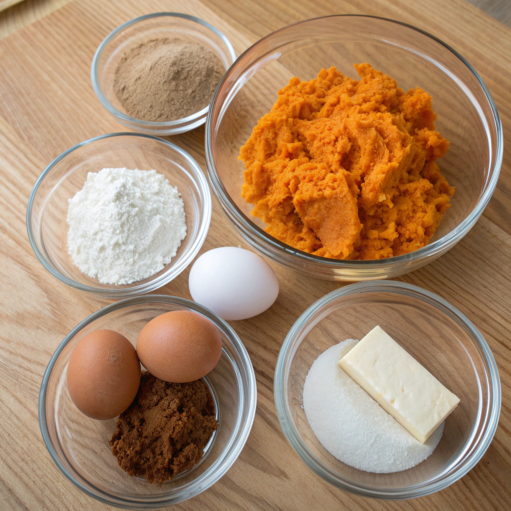 Sweet Potato Cheesecake Cookies - Ingredients