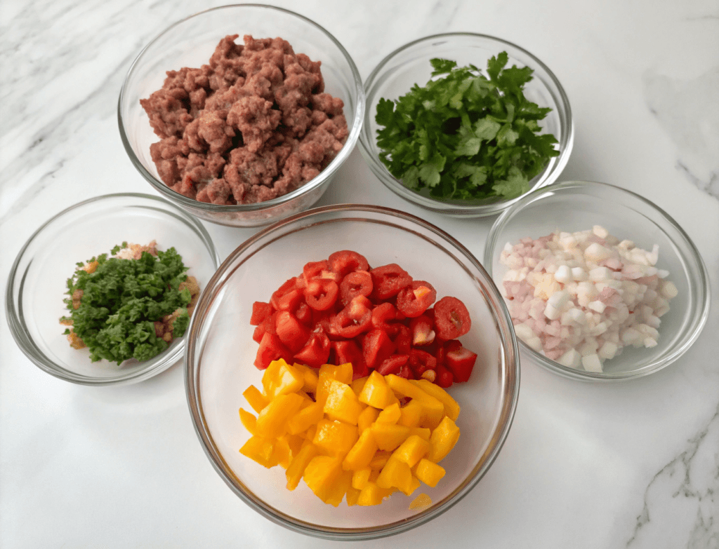 Healthy stuffed peppers