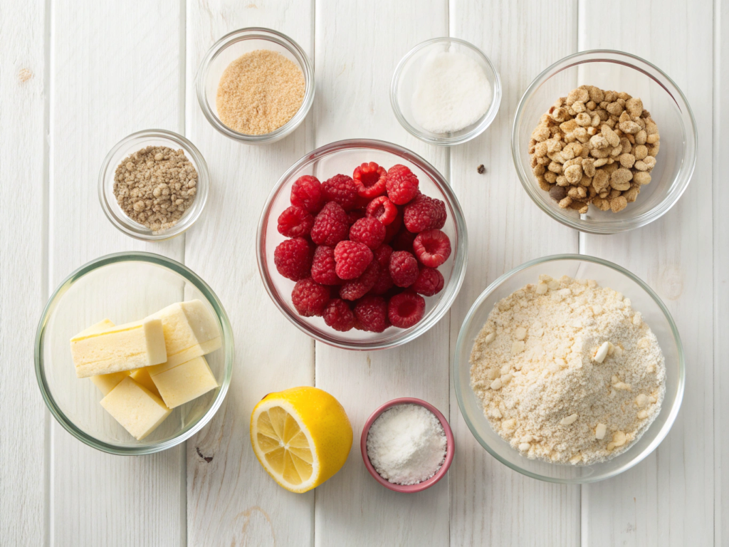 Raspberry Crumble Bars