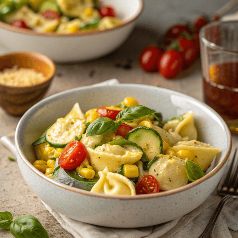 Tortellini Summer Veggies: 5-Minute Easy Dinner Ideas