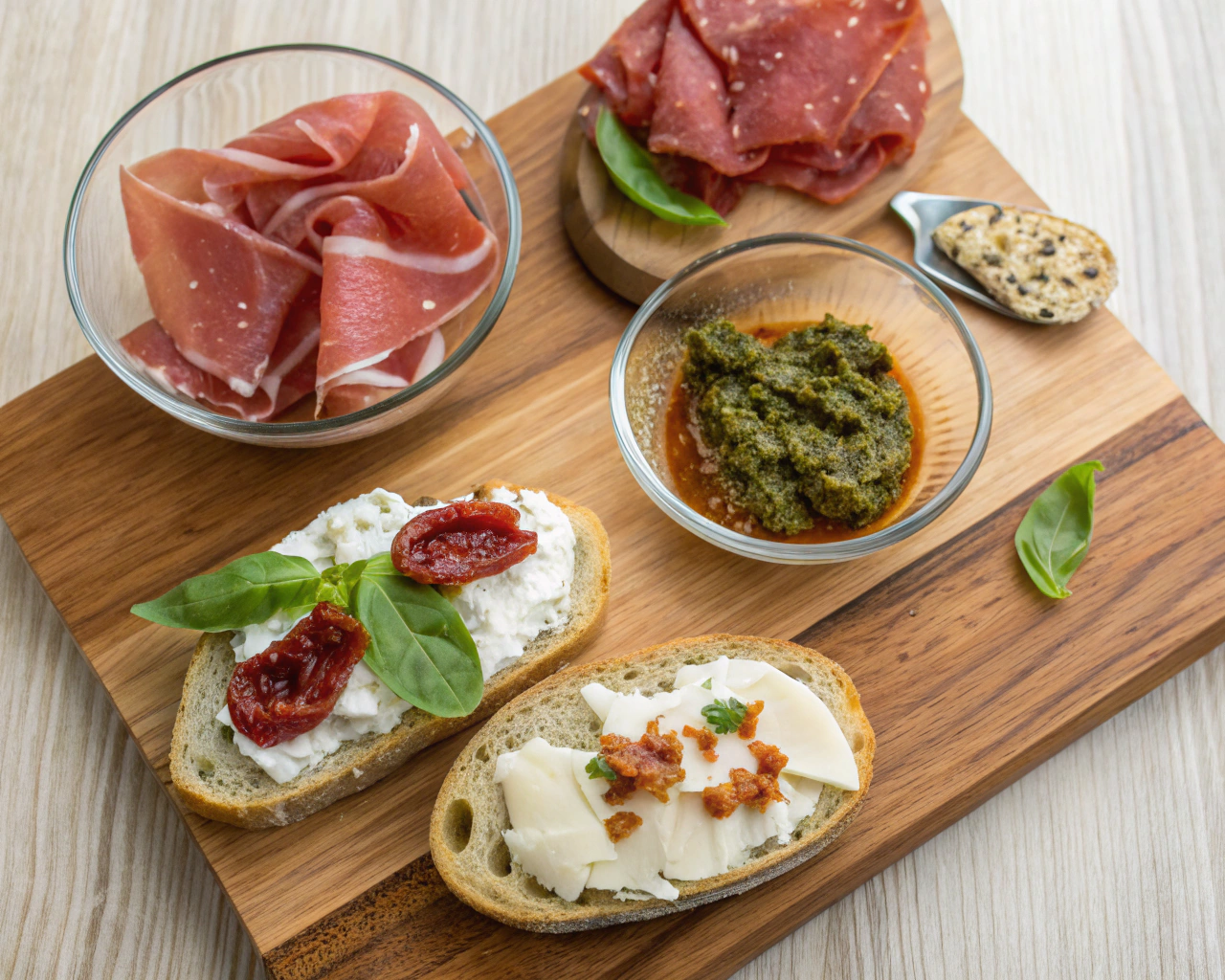 Prosciutto Stracciatella Sandwich