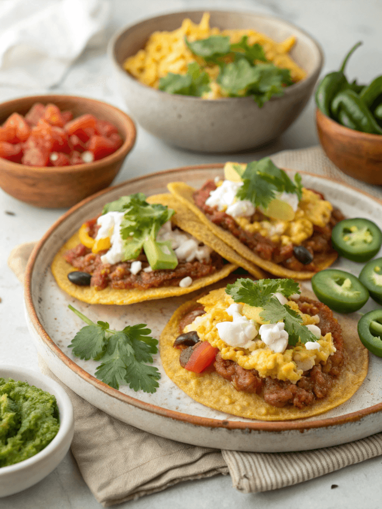 Huevos Rancheros Breakfast Tostadas