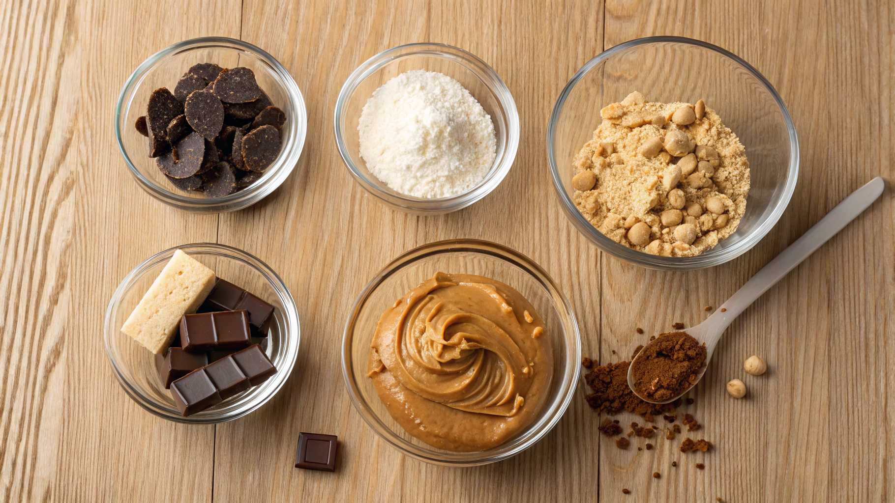 No-Bake Peanut Butter Cheesecake Balls - Ingredients