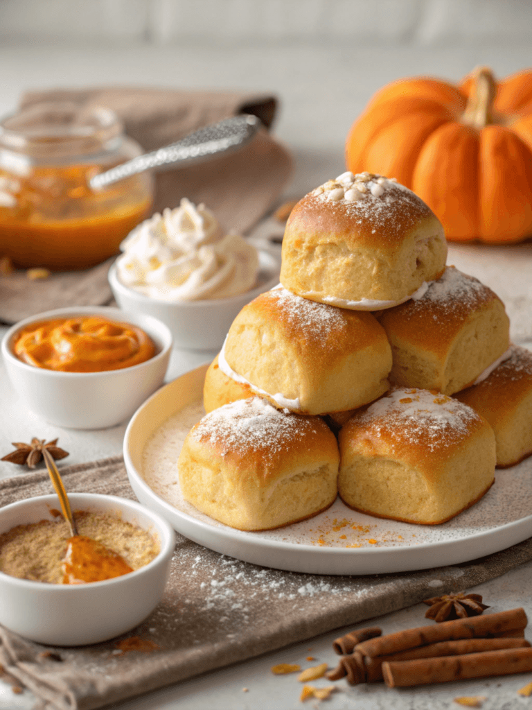 Pumpkin Pie Hawaiian Roll French Toast