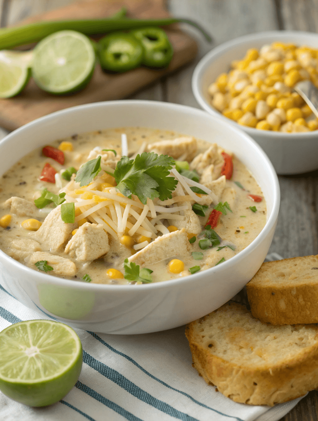 Cajun White Chicken Chili