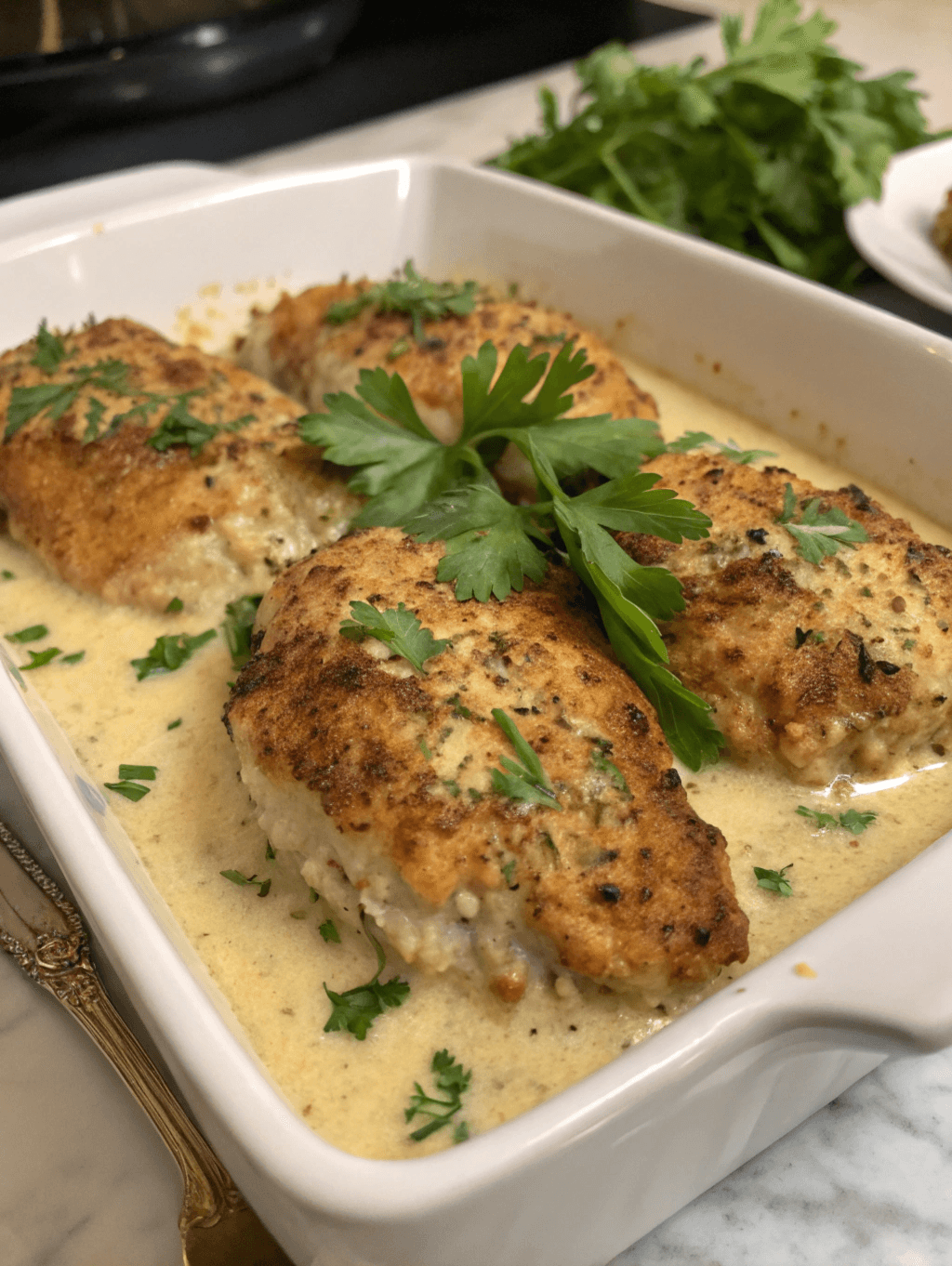 Creamy Herb Crusted Chicken - Introduction