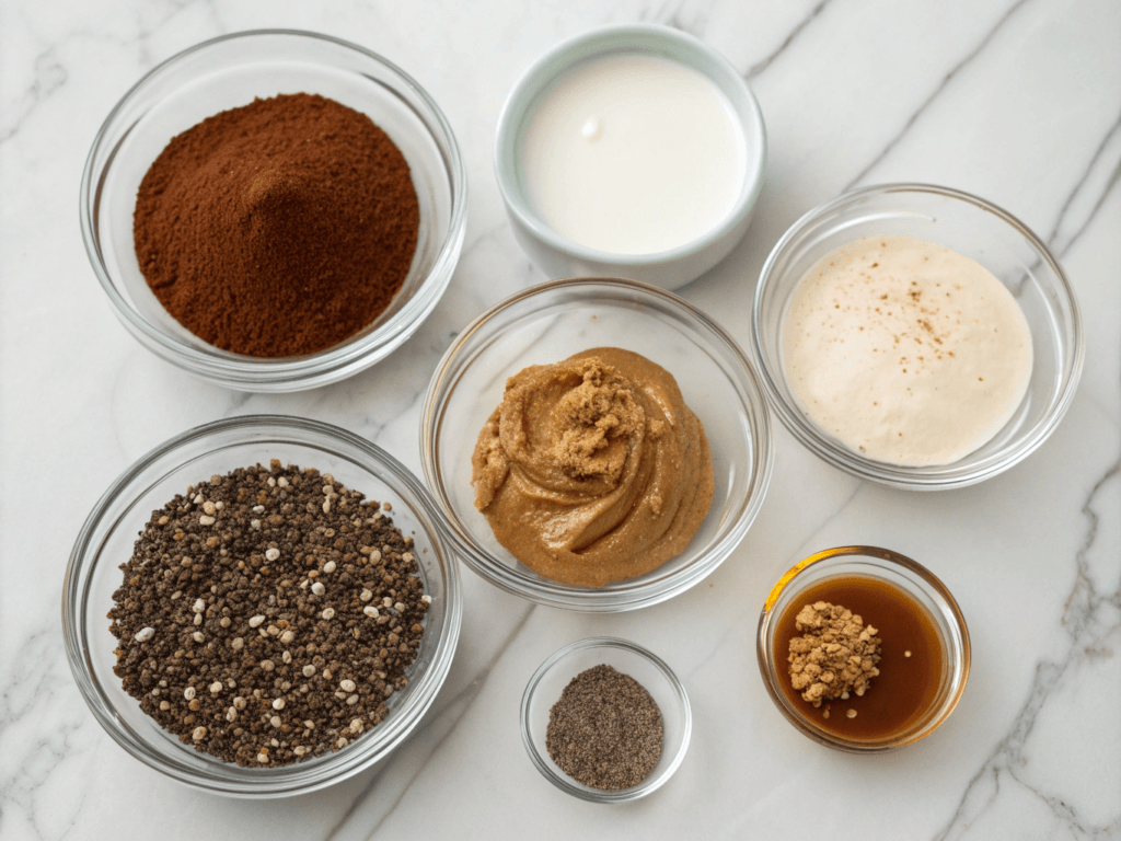 Peanut Butter Chocolate Chia Pudding