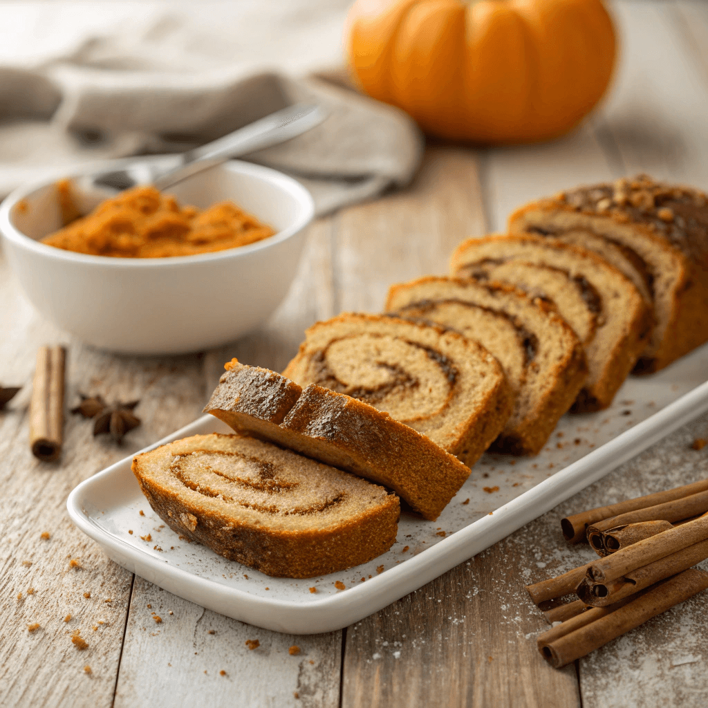 Cinnamon Swirl Pumpkin Bread