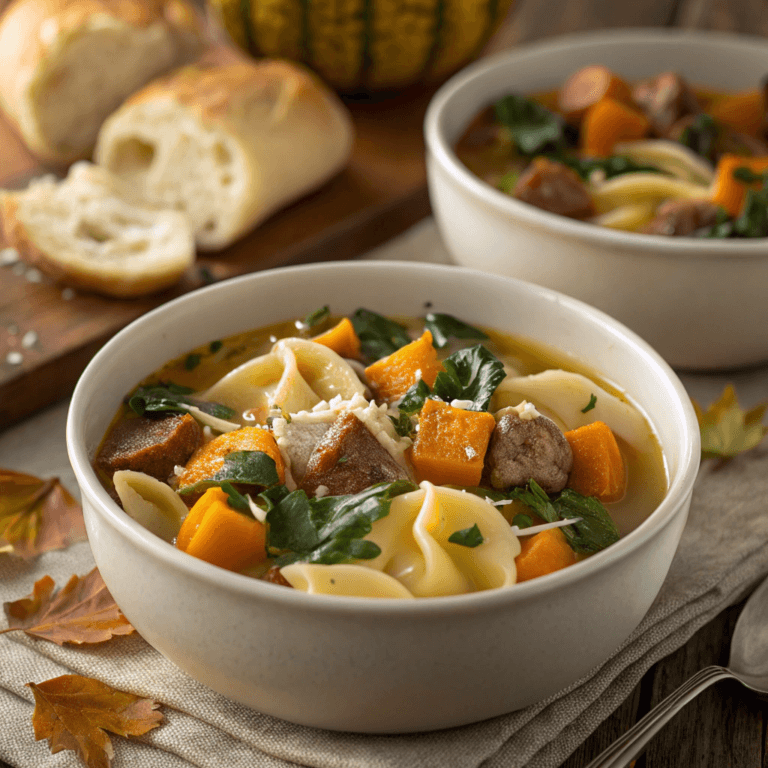 Autumn Tortellini Soup