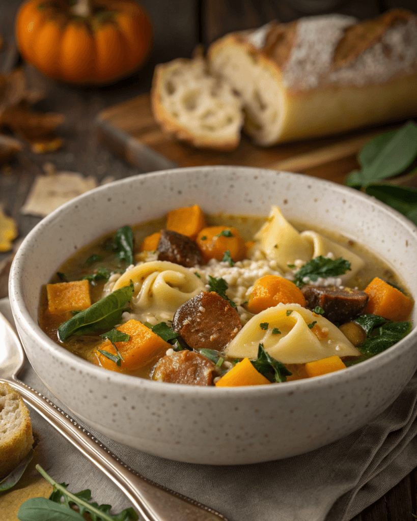 Autumn Tortellini Soup