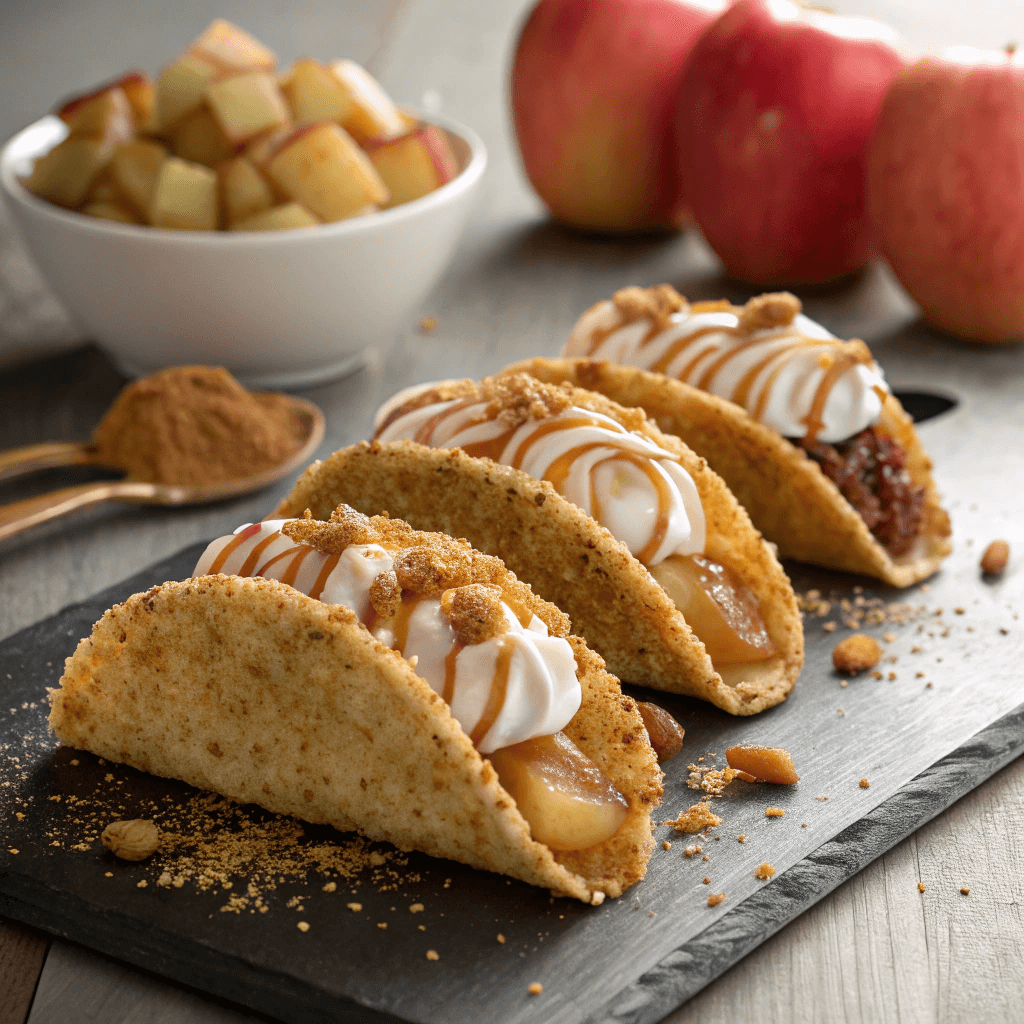 Apple Pie Tacos