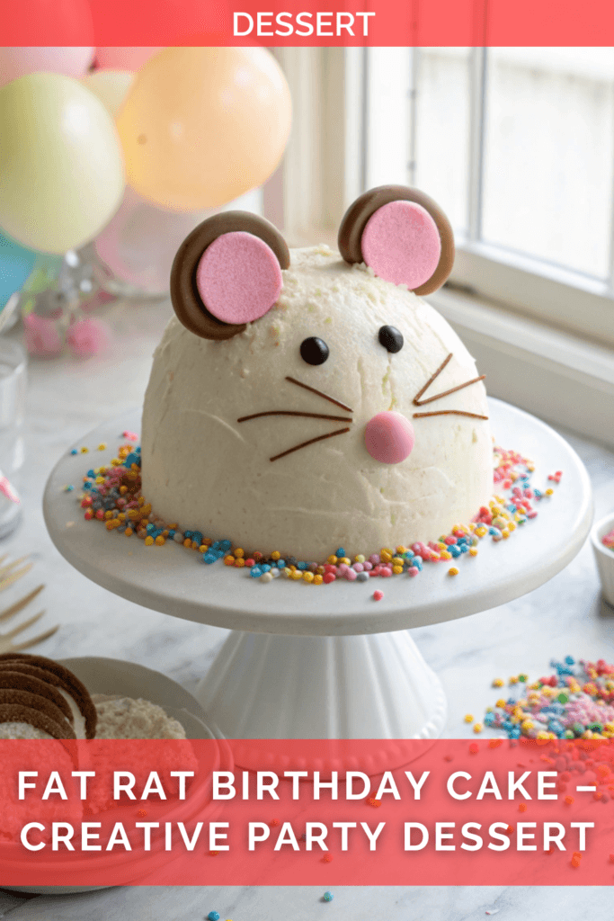 Fat Rat Birthday Cake