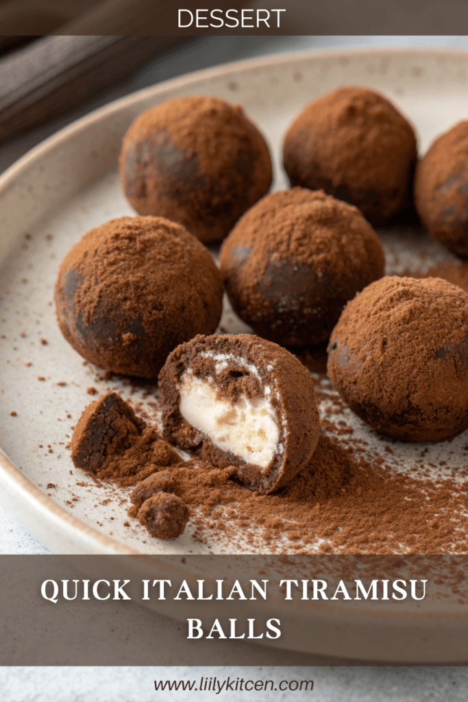 Tiramisu Balls