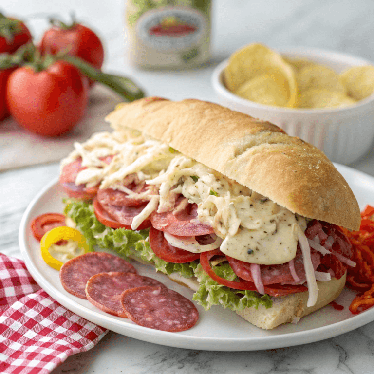 Italian Grinder Salad Sandwich Recipe: Quick 25-Minute Lunch or Dinner