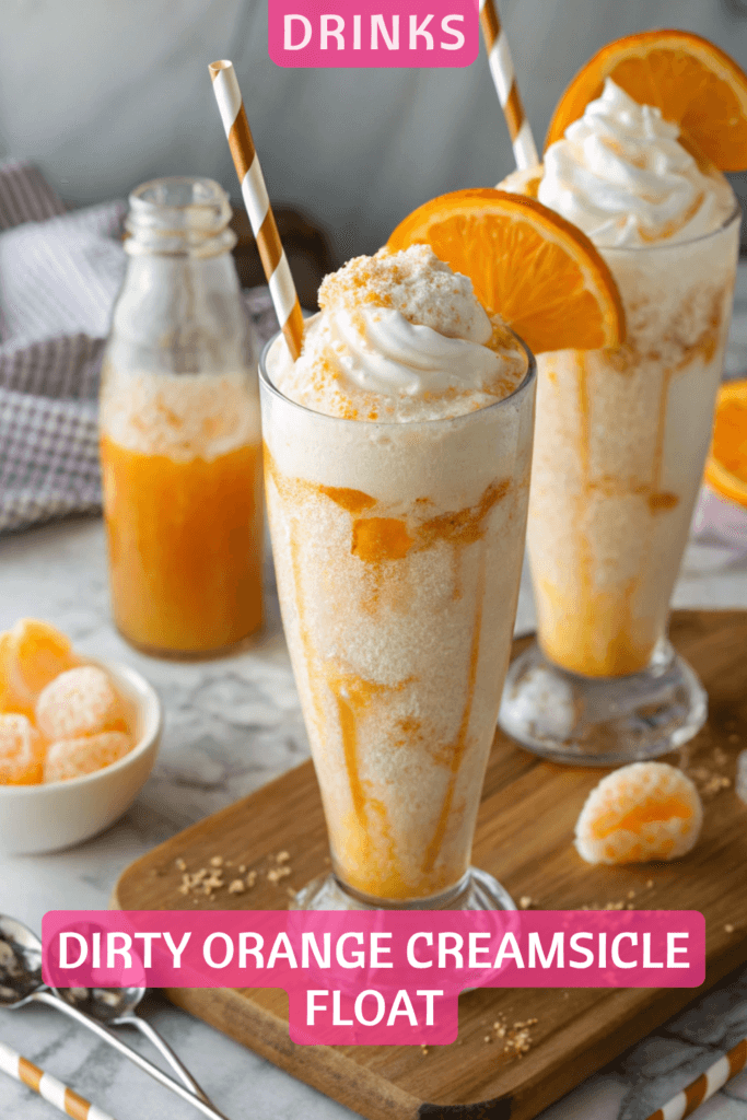 dirty orange creamsicle float