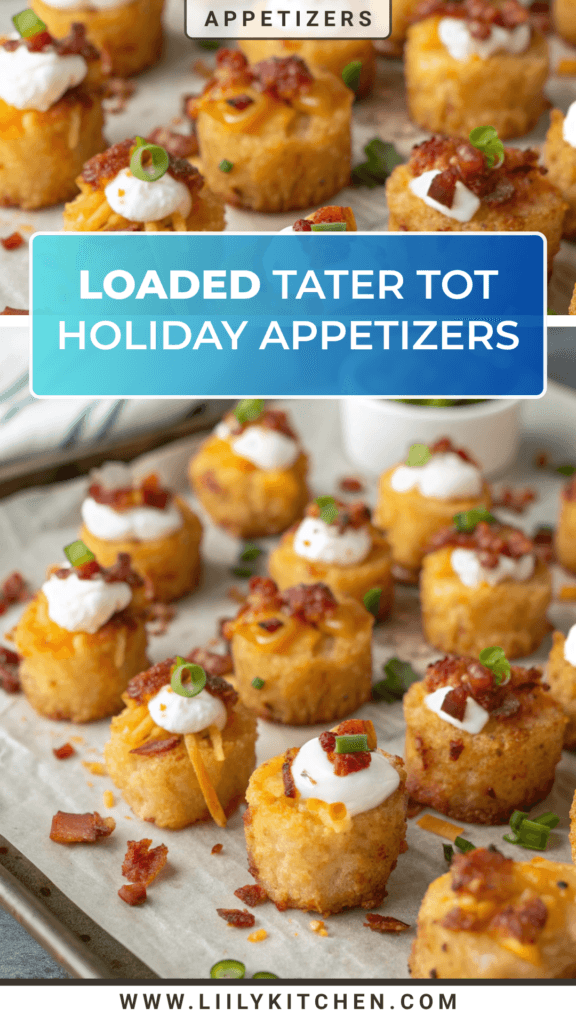 Loaded Tater Tot Appetizers