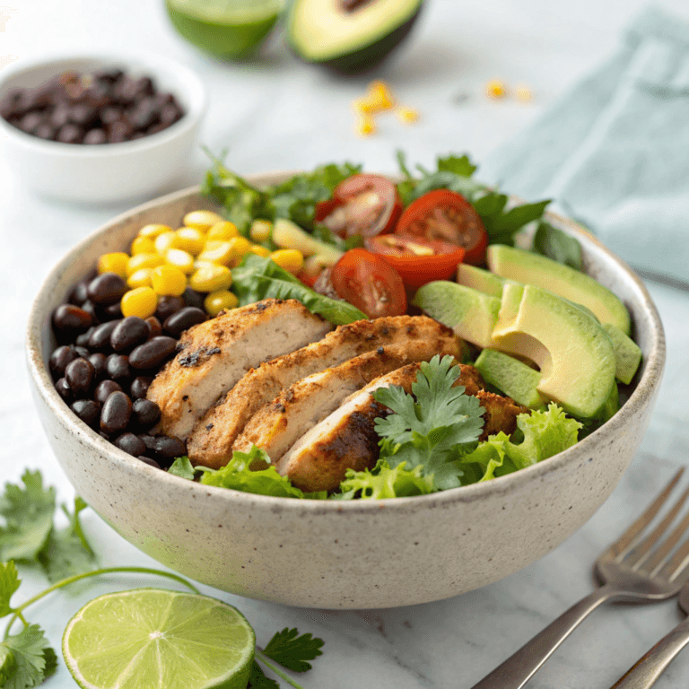 Southwest Chicken Salad Recipe: High-Protein Tex-Mex Meal Prep in 30 Minutes