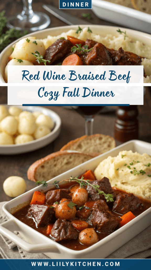 Red Wine Braised Beef