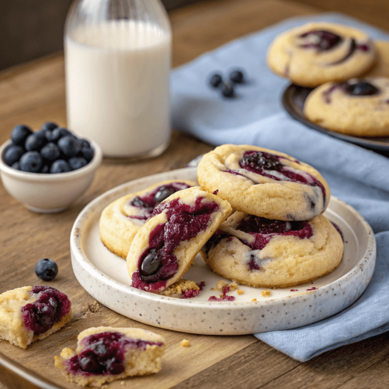Blueberry Cheesecake Cookies – Easy Sweet Dessert for Parties & Potlucks