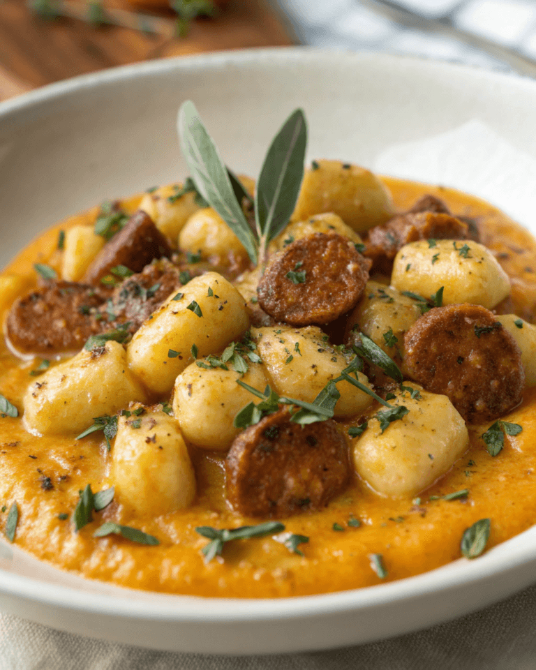 Butternut Squash Gnocchi with Sausage – Cozy Dinner Recipe