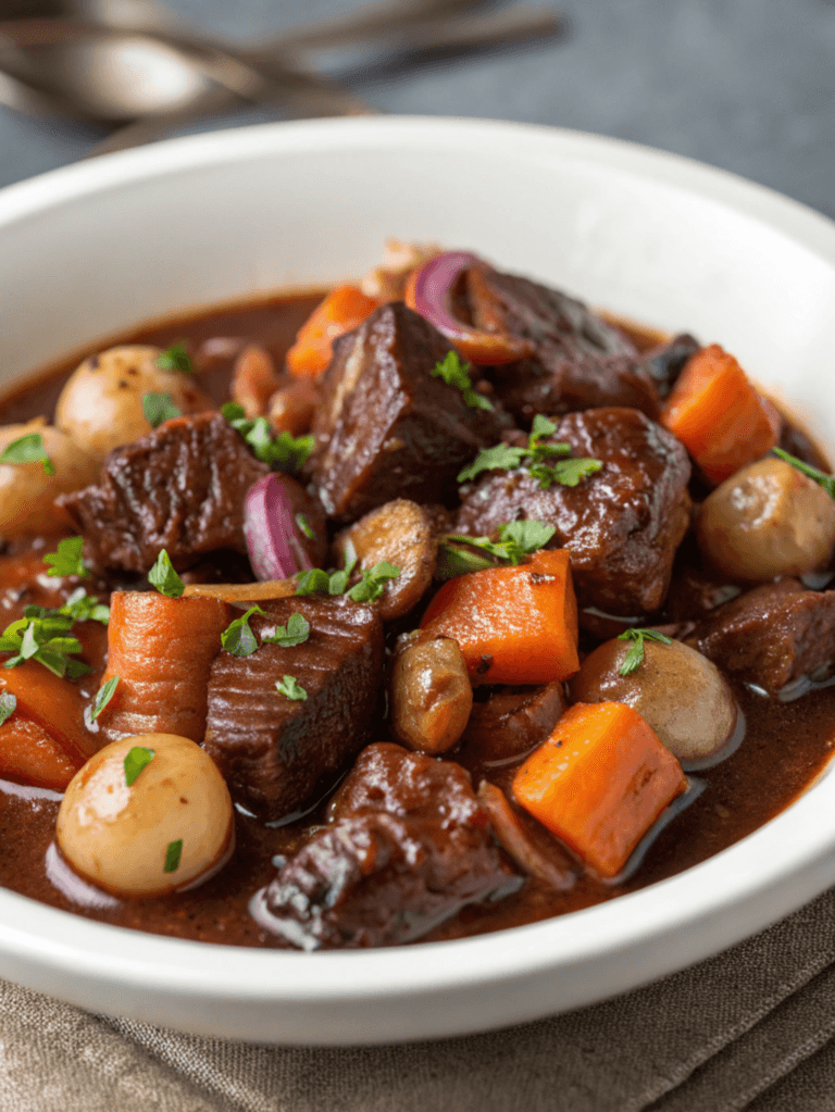 Classic Beef Bourguignon – French Comfort Dinner Recipe