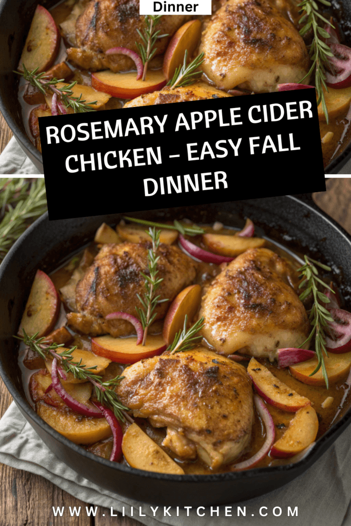 Rosemary Apple Cider Chicken