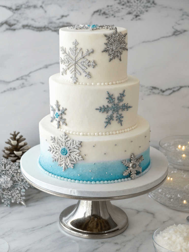 Winter Wedding Cakes