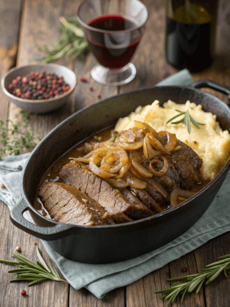 French Onion Pot Roast Recipe: Easy Comfort Food for Dinner