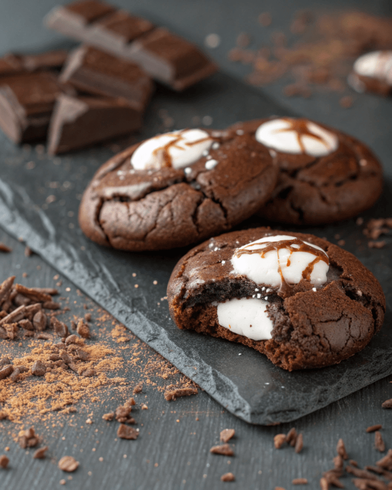 Chocolate Marshmallow Swirl Cookies – Unique Fall Party Treats
