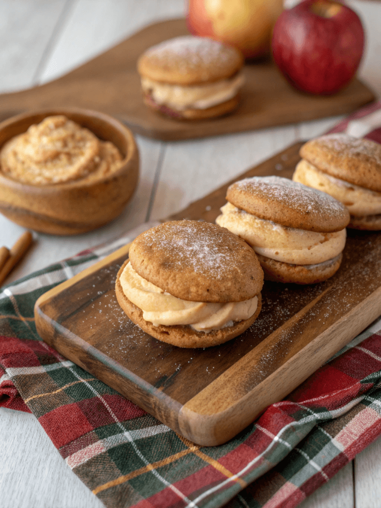 Apple Cider Whoopie Pie Cookies – Caramel Fall Treat Recipe