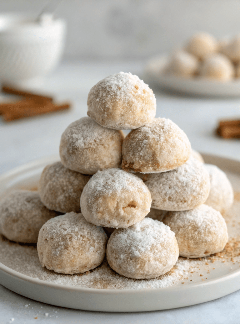 Cinnamon Sugar Snowball Cookies – Sweet Holiday Treat Guide